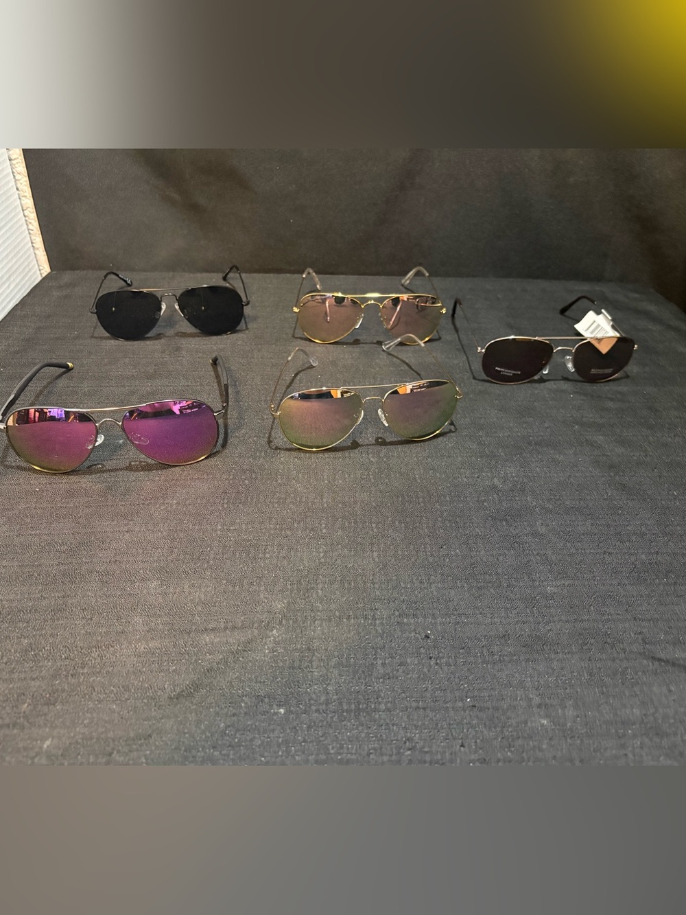 ROCKNIGHT, SOJOS, JOOX + 2 unbranded Aviator Sunglasses 5 total